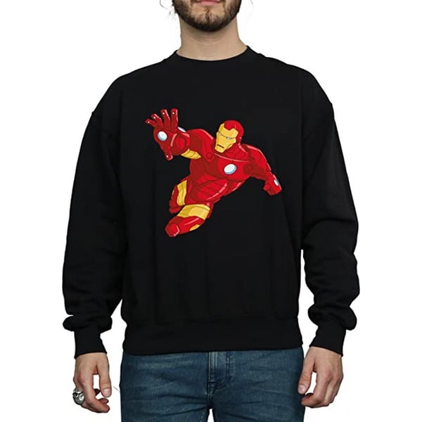 Iron Man enkel bomullströja för män