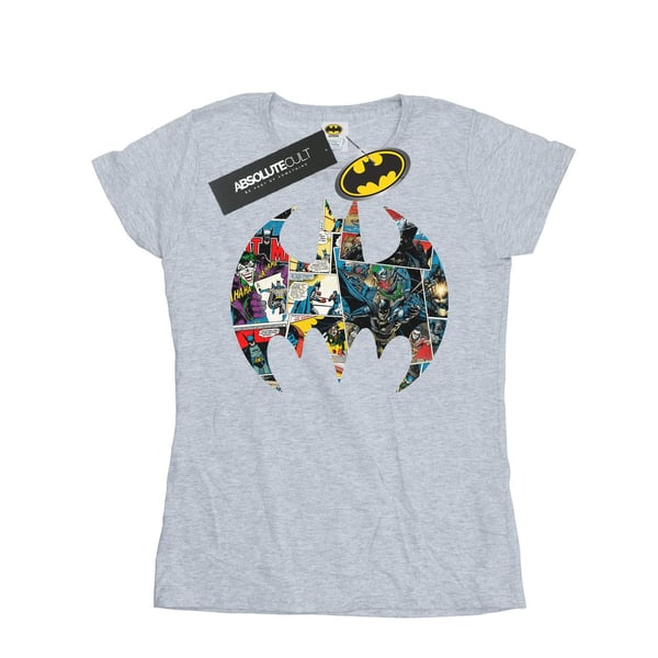 DC Comics Dam/Kvinnor Batman Serietidningslogotyp T-shirt i Bomull