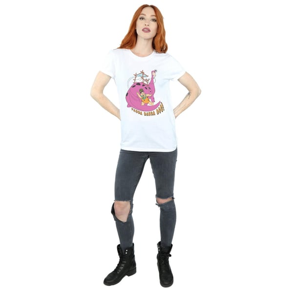 The Flintstones Womens/Ladies Yabba Dabba Doo Cotton Boyfriend T-Shirt