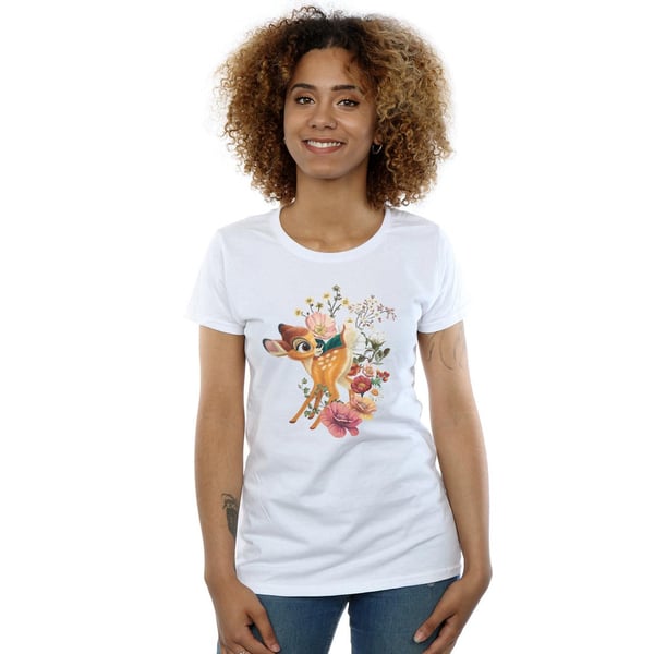 Disney Womens/Ladies Bambi Meadow Cotton T-Shirt