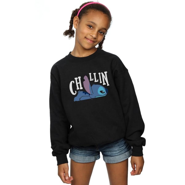 Disney Girls Lilo And Stitch Chillin Sweatshirt