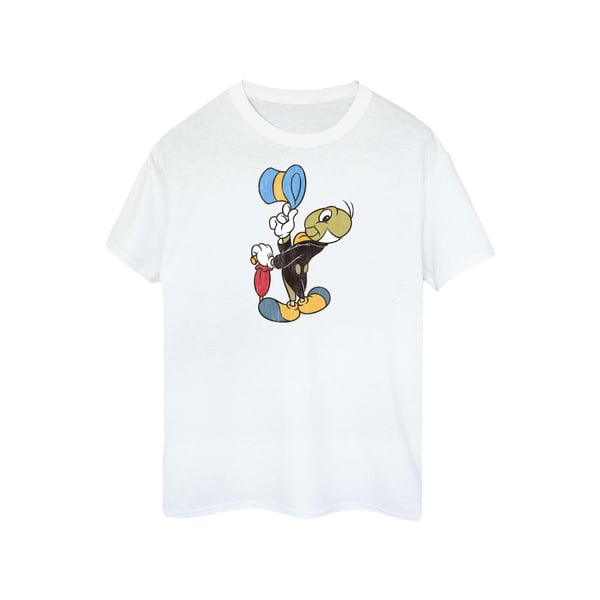 Disney Womens/Ladies Pinocchio Jiminy Cricket Cotton T-Shirt