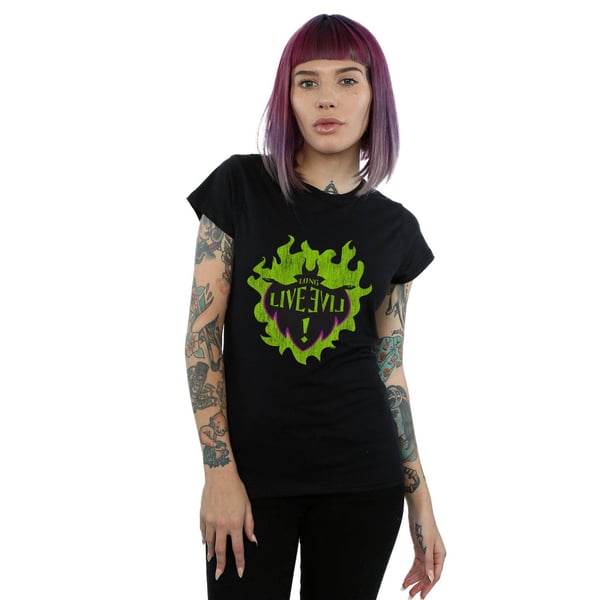 Disney Womens/Ladies The Descendants Maleficent Long Live Cotton T-Shirt