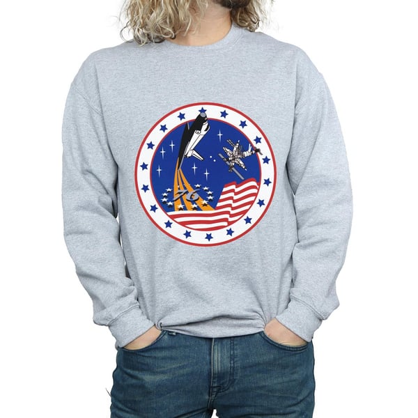 NASA Mens Classic Rocket 76 Sweatshirt