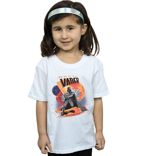 Star Wars Girls Darth Vader Swirling Fury Cotton T-Shirt