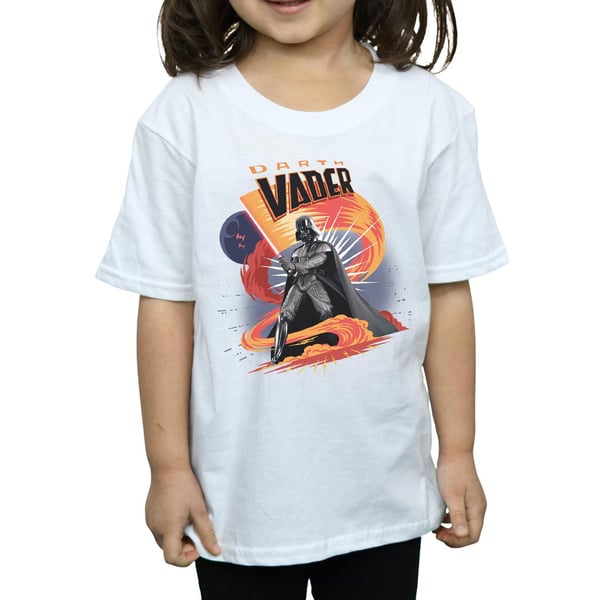 Star Wars Girls Darth Vader Swirling Fury Cotton T-Shirt