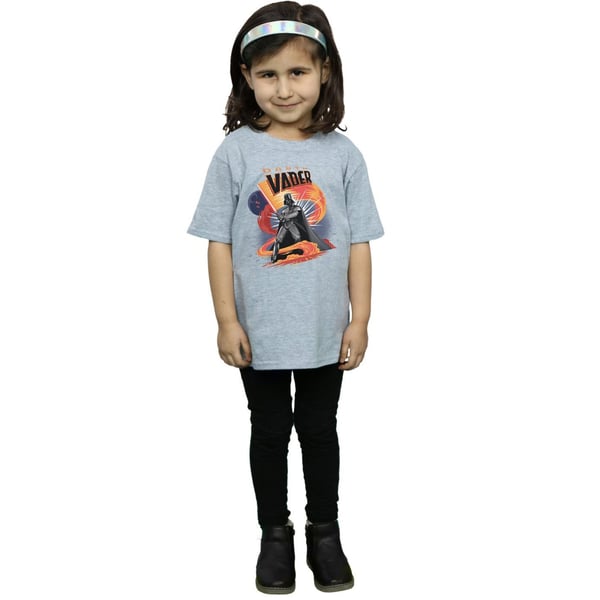 Star Wars Girls Darth Vader Swirling Fury Cotton T-Shirt