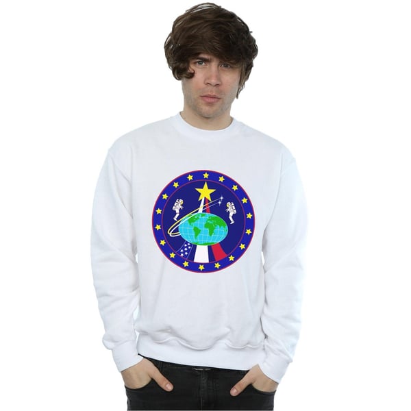 NASA Mens Classic Globe Astronauts Sweatshirt