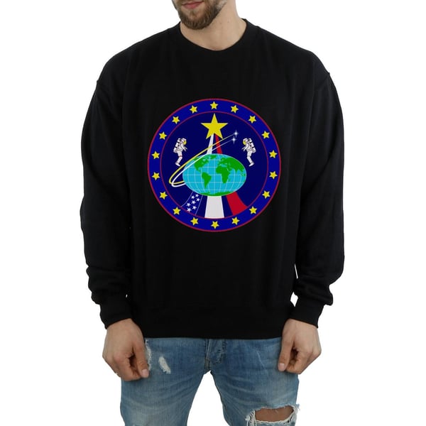NASA Mens Classic Globe Astronauts Sweatshirt