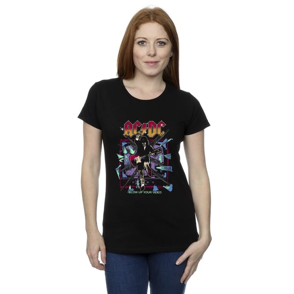 ACDC Womens/Ladies Blow Up Your Video Jump Cotton T-Shirt