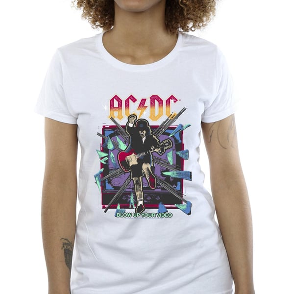 ACDC Womens/Ladies Blow Up Your Video Jump Cotton T-Shirt