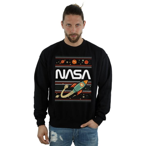 NASA Mens Fair Isle Sweatshirt