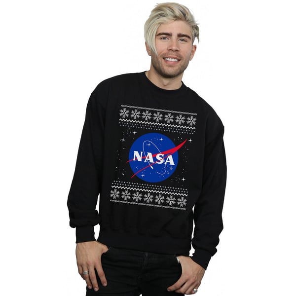 NASA Mens Classic Fair Isle Sweatshirt
