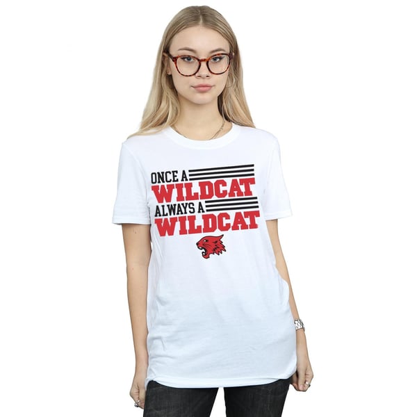 Disney Womens/Ladies High School Musical The Musical Once A Wildcat Cotton Boyfriend T-Shirt