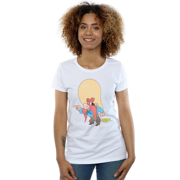 Looney Tunes Womens/Ladies Yosemite Sam Distressed Cotton T-Shirt