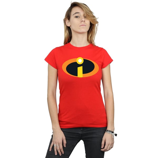 Disney Womens/Ladies The Incredibles Costume Logo Cotton T-Shirt