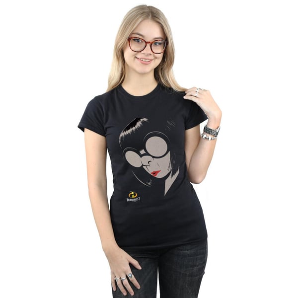 Disney Womens/Ladies The Incredibles Edna Cotton T-Shirt