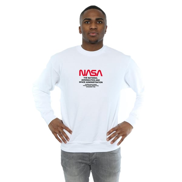 NASA Mens Worm Blurb Sweatshirt