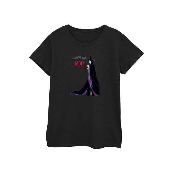 Disney Womens/Ladies Maleficent Christmas Naughty List Cotton T-Shirt