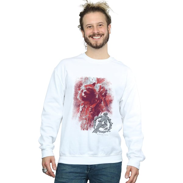 Marvel Mens Avengers Endgame Rocket Brushed Sweatshirt