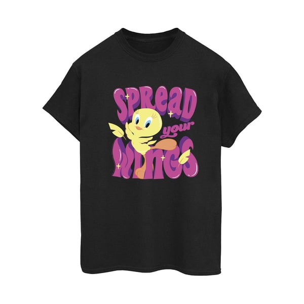 Looney Tunes Womens/Ladies Tweeday Spread Your Wings Cotton Boyfriend T-Shirt