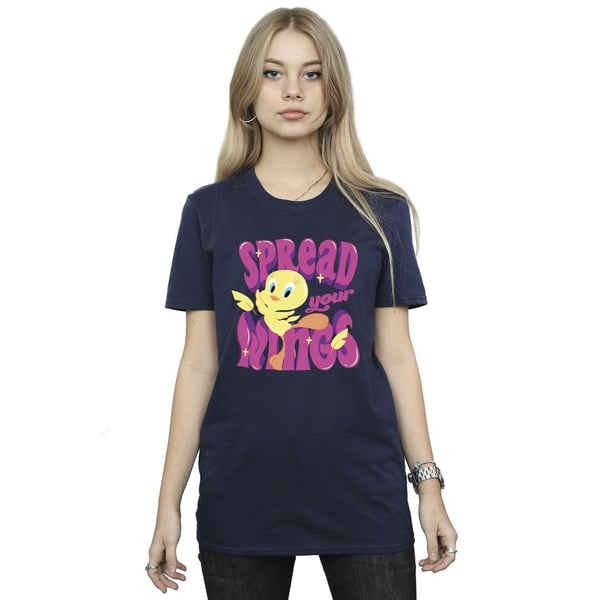 Looney Tunes Womens/Ladies Tweeday Spread Your Wings Cotton Boyfriend T-Shirt