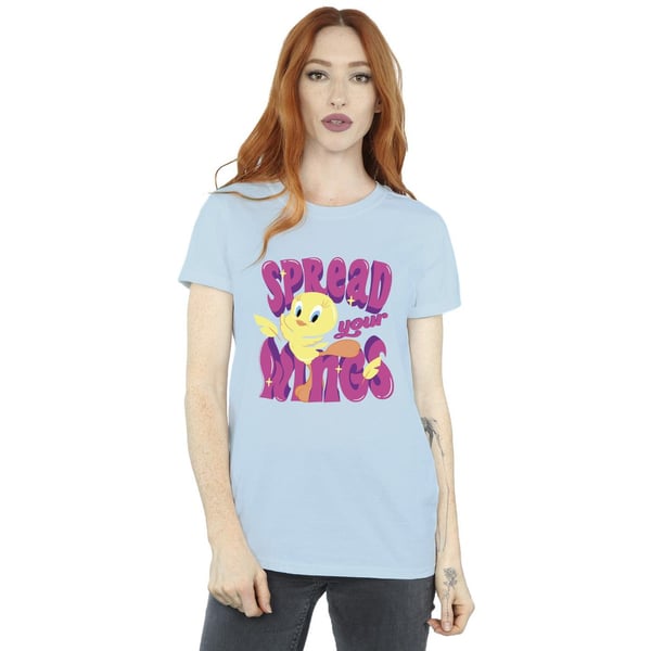 Looney Tunes Womens/Ladies Tweeday Spread Your Wings Cotton Boyfriend T-Shirt