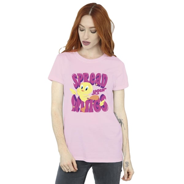 Looney Tunes Womens/Ladies Tweeday Spread Your Wings Cotton Boyfriend T-Shirt