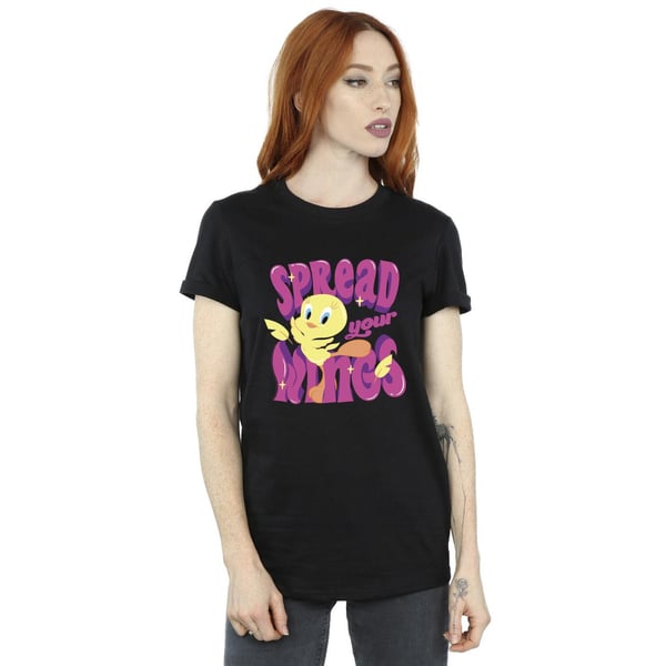 Looney Tunes Womens/Ladies Tweeday Spread Your Wings Cotton Boyfriend T-Shirt