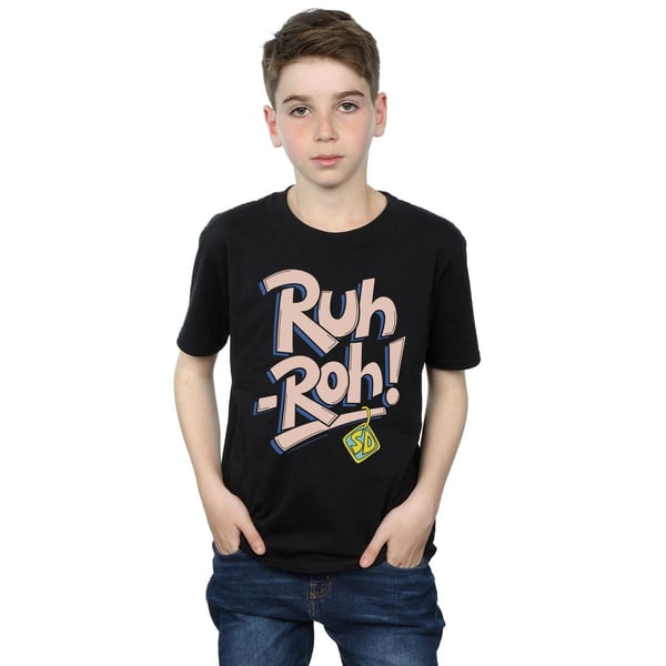 Scooby Doo Boys Ruh-Roh Dog Tag T-Shirt