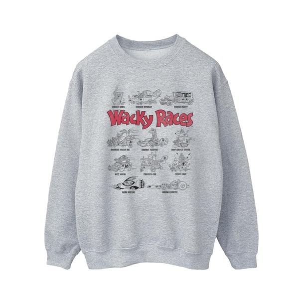 Wacky Races Herr Tröja med Biluppställning