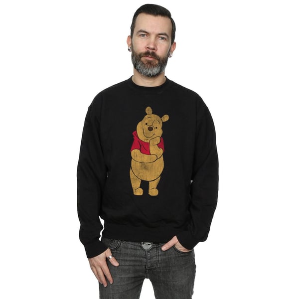 Disney Mens Winnie The Pooh Classic Pooh Sweatshirt