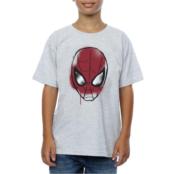 Marvel Boys Spider-Man Face Sketch T-Shirt