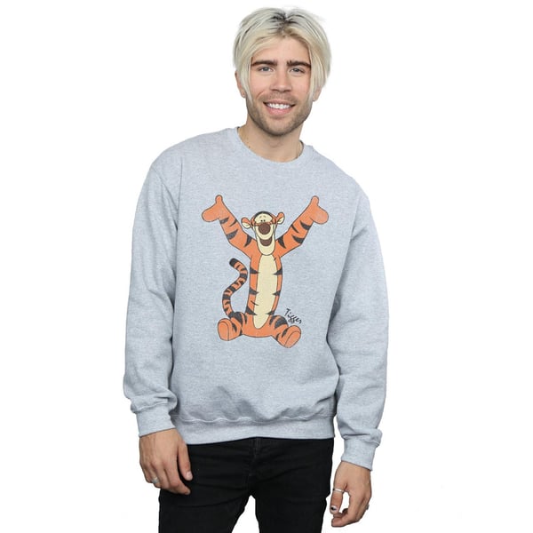 Disney Mens Winnie The Pooh Classic Tigger Sweatshirt