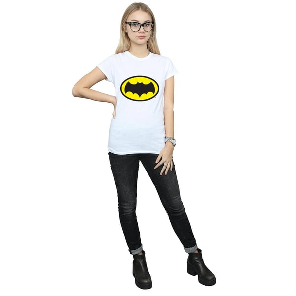 DC Comics Womens/Ladies Batman TV Series Logo Cotton T-Shirt