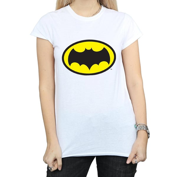 DC Comics Womens/Ladies Batman TV Series Logo Cotton T-Shirt