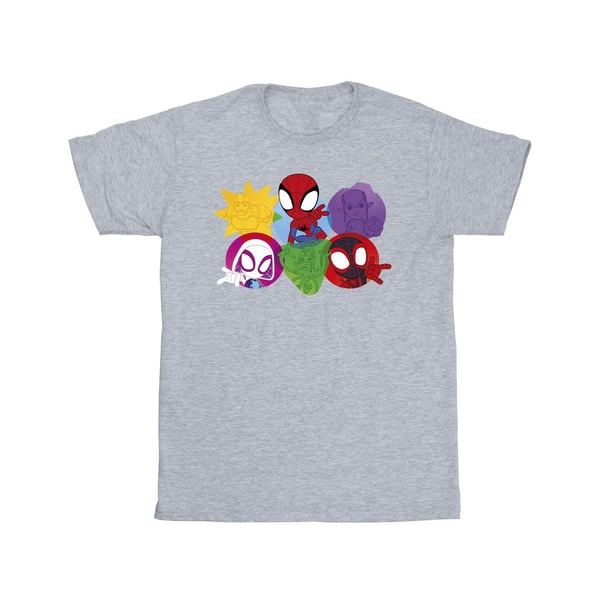 Marvel Boys Spidey And His Amazing Friends Faces T-Shirt