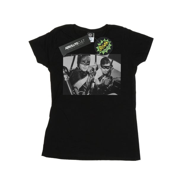 DC Comics Womens/Ladies Batman TV Series Ready For Action Cotton T-Shirt