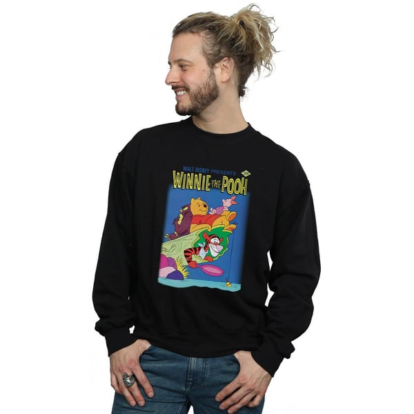 Disney Mens Winnie The Pooh Poster Sweatshirt
