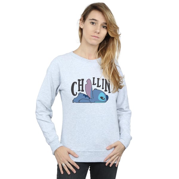 Disney Womens/Ladies Lilo And Stitch Chillin Sweatshirt
