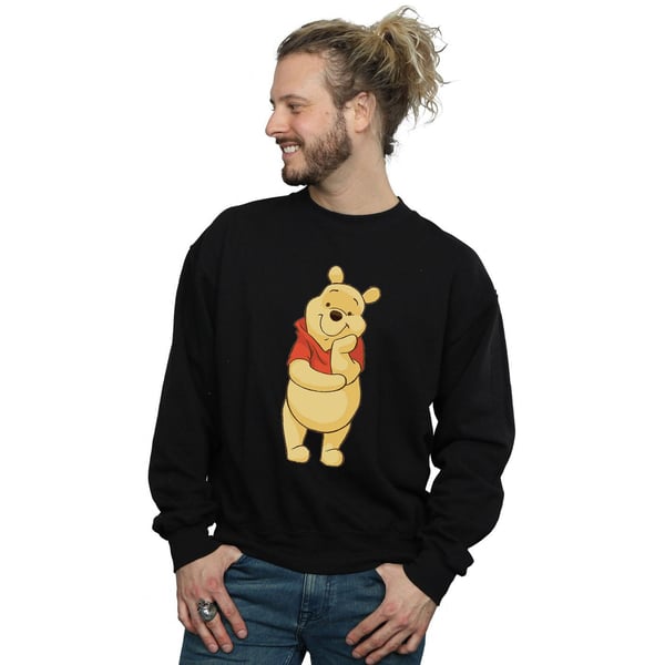 Disney Mens Winnie The Pooh Cute Sweatshirt