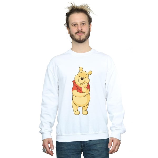 Disney Mens Winnie The Pooh Cute Sweatshirt
