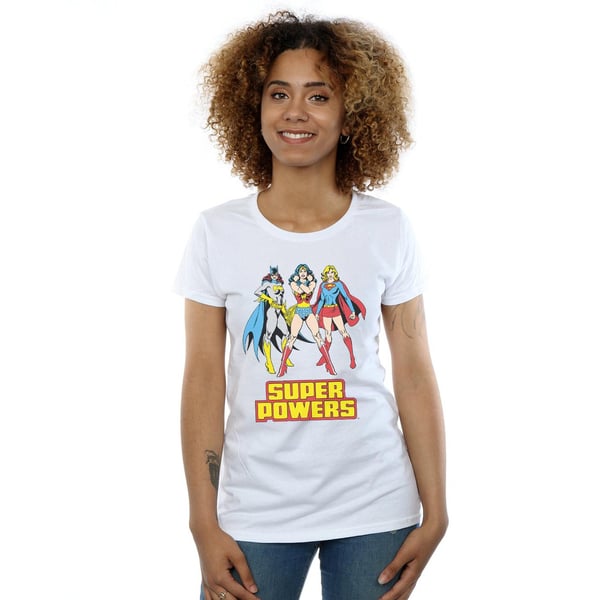 DC Comics Womens/Ladies Wonder Woman Super Power Group Cotton T-Shirt