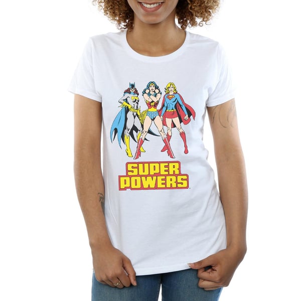 DC Comics Womens/Ladies Wonder Woman Super Power Group Cotton T-Shirt