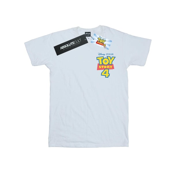 Disney Mens Toy Story 4 Logo Breast Print T-Shirt