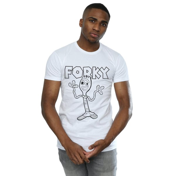 Disney Mens Toy Story 4 Forky T-Shirt
