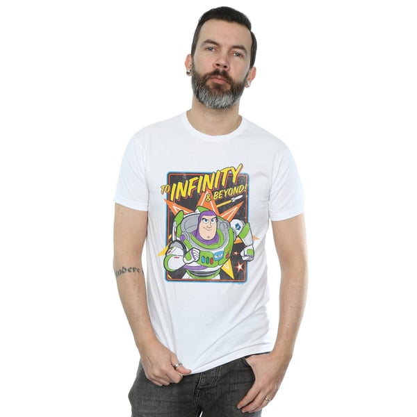 Disney Mens Toy Story 4 Buzz To Infinity T-Shirt