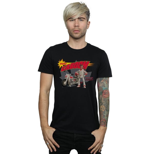 Disney Mens Toy Story 4 Duke Caboom King Of The Jump T-Shirt