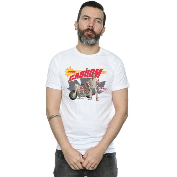 Disney Mens Toy Story 4 Duke Caboom King Of The Jump T-Shirt