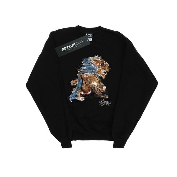 Disney Womens/Ladies Beauty And The Beast Beast Sketch Sweatshirt